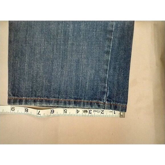 Lucky Brand 221 Original Straight Blue Cotton Denim Jeans 38 x 32 NICE - Picture 5 of 13